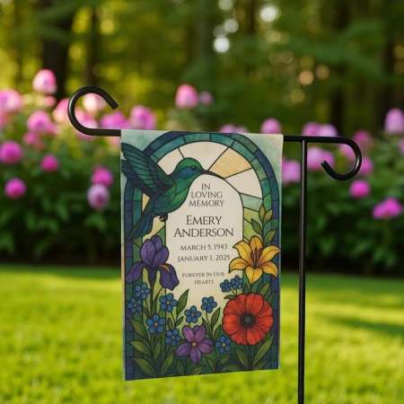 Memorial Garden Banner | Tribute Flag for Loved Ones