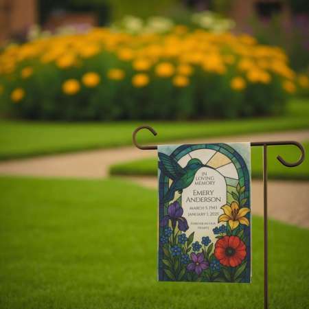 Memorial Garden Banner | Tribute Flag for Loved Ones