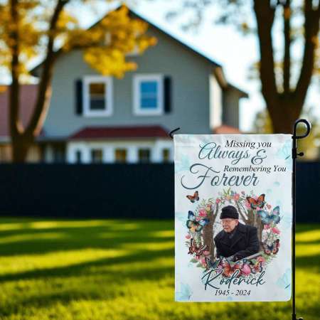 Missing You Always Flag | Memorial Garden Tribute Flag