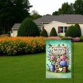 Mom Garden Flag Rustic Floral Decor Perfect Mother's Day Gift