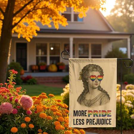More Pride Less Prejudice Flag - Durable LGBTQ Garden Decor