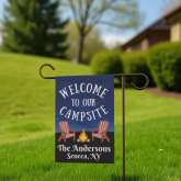 Personalized Campsite Flag Custom RV Gift - Unique Camping Decor