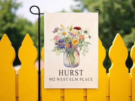 Personalized Garden Flag Custom Yard Decor Unique Outdoor Style
