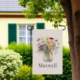 Personalized Garden Flag, Custom Yard Decor