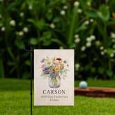 Personalized Garden Flag Custom Yard Decor Unique Outdoor Style