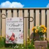 Personalized Memorial Garden Flag - Custom Cardinal Floral Tribute