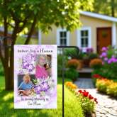 Personalized Memorial Garden Flag, Custom Photo Memory Banner