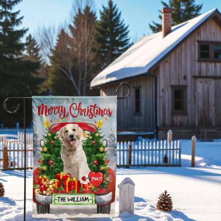 Personalized Pet Photo Flag - Unique Christmas Gift for Pet Lovers