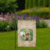 Pet Memorial Garden Flag, Personalized Pet Photo Gift