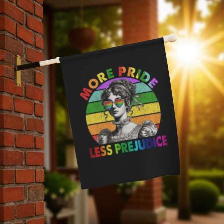 Pride Garden Banner - Vibrant LGBTQ+ Outdoor Flag for Yard