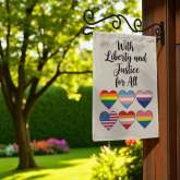 Pride Garden Flag for Inclusive LGBTQ Yard Decor
