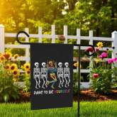 Pride Garden Flag, Rainbow Halloween LGBT Yard Banner