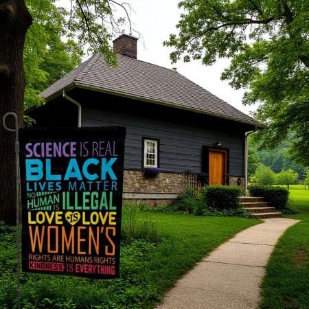 Pride Month Garden Flag for LGBTQ Support & Outdoor Display