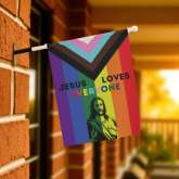 Progress Pride Garden Flag for LGBTQ Home Decor