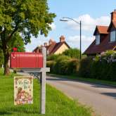 Pumpkin Garden Flag for Fall | Rustic Outdoor Autumn Banner