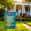 Rainbow Garden Flag for LGBTQ Pride and Equality Decor