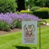 Read Banned Books Garden Flag for Book Lovers and Free Expression