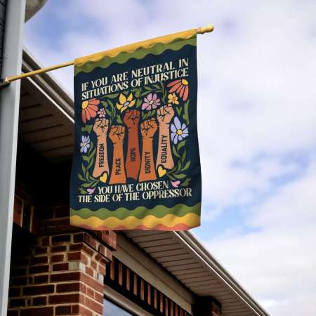 Social Justice Flag for Yard | Feminist & Equality Decor