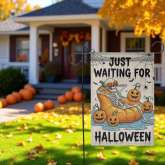 Spooky Halloween Flag for Outdoor Yard & Porch Decoration