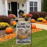 Spooky Halloween Flag for Outdoor Yard & Porch Decoration
