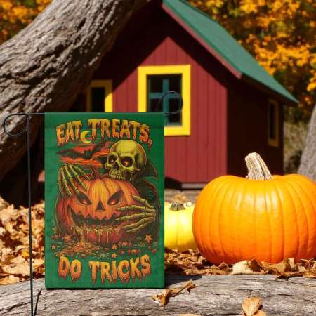 Spooky Halloween Flag for Scary Yard Decoration