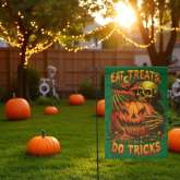 Spooky Halloween Flag, Scary Yard Decoration