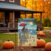 Summerween Beach Flag for Funny Halloween Yard Decor