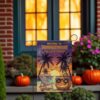 Summerween Garden Flag Tropical Halloween Yard Decor Outdoor