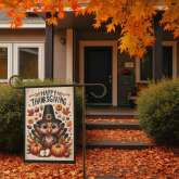 Thanksgiving Garden Flag Fall Owl Outdoor Decor for Autumn