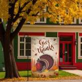 Thanksgiving Garden Flag Durable Fall Turkey Decor for Outdoor