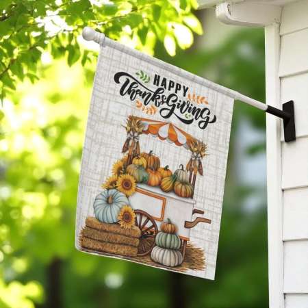 Thanksgiving Garden Flag for Fall Décor | Festive Outdoor Accent