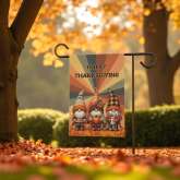Thanksgiving Garden Flag Sublimation Design for DIY Decor