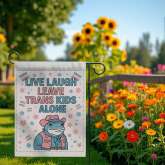 Trans Pride Garden Flag, LGBTQ+ Yard Decor