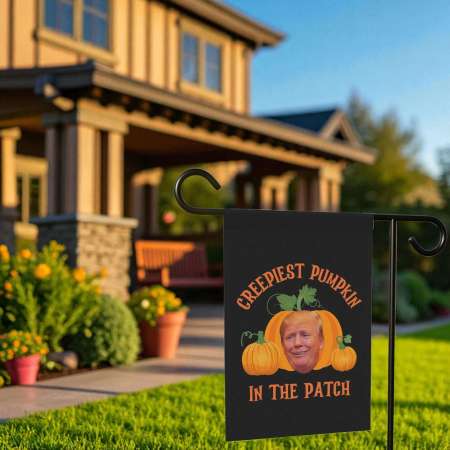 Anti Trump Flag for Fall Political Yard Decor