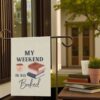 Book Lover Garden Flag | Weekend Is All Booked Decor