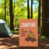 Campfire Flag - Rustic Outdoor Camping Gathering Decor