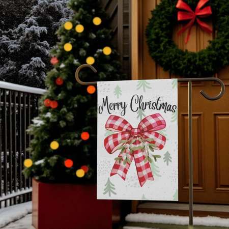 Christmas Flag for Garden or House - Festive Outdoor Decor