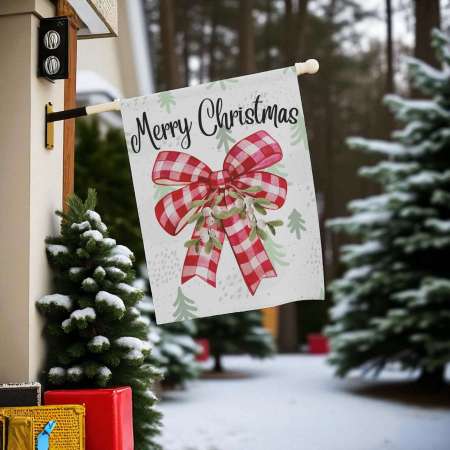 Christmas Flag for Garden or House - Festive Outdoor Decor