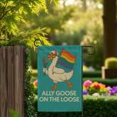 Goose Garden Flag, Funny Outdoor Yard Decor