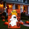 Halloween Garden Flag | Haunted House Yard Decoration