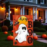 Halloween Garden Flag, Haunted House Yard Decoration