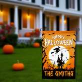Happy Halloween Garden Flag | Spooky Outdoor Decor