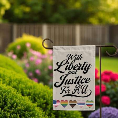 LGBT Garden Flag for Yard | Patriotic Outdoor Pride Decor