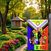 LGBTQ Garden Flag, Pride Month Rainbow Outdoor Decor