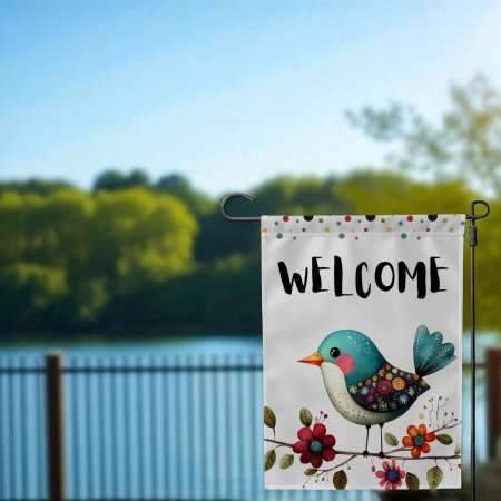 Yard Welcome Flag for Garden or Porch | Seasonal Outdoor Decor