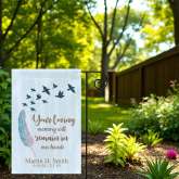 Personalized Memorial Garden Flag, Custom Remembrance Yard Decor