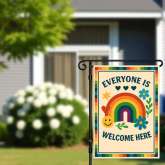 Welcome Garden Flag | Inclusive Decor for Yard or Porch